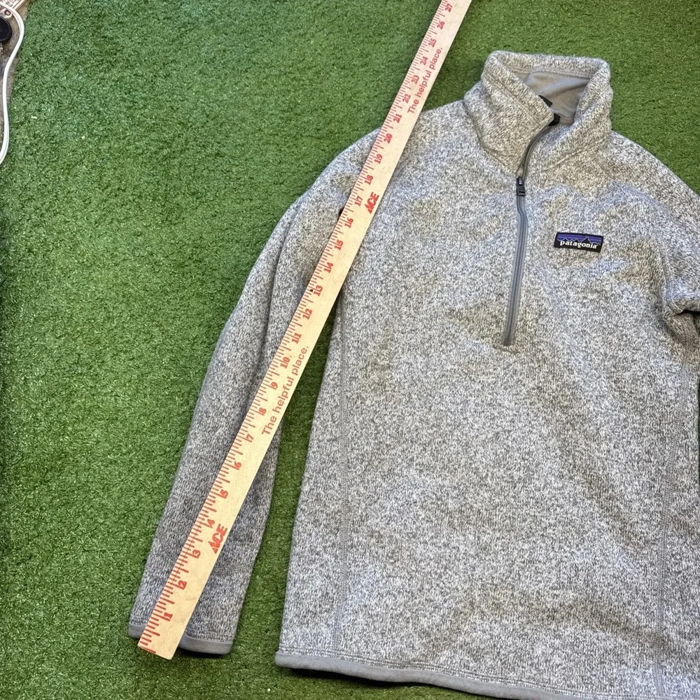 Patagonia Women's Better Sweater 1/4-Zip Fleece/Gray,‎ Size XXS
